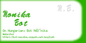 monika bot business card